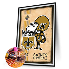 Load image into Gallery viewer, Diamond Painting - Full Round - New Orleans Saints (30*45CM)