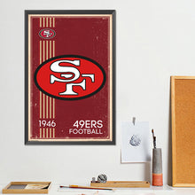 Load image into Gallery viewer, Diamond Painting - Full Round - San Francisco 49Ers (30*45CM)