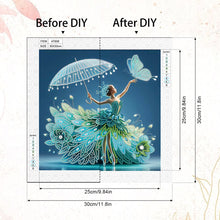 Load image into Gallery viewer, Diamond Painting - Partial Special Shaped - Beautiful Skirt Woman (30*30CM)