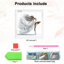 Load image into Gallery viewer, Diamond Painting - Partial Special Shaped - Beautiful Skirt Woman (30*30CM)