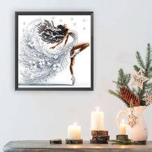Load image into Gallery viewer, Diamond Painting - Partial Special Shaped - Beautiful Skirt Woman (30*30CM)
