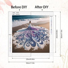 Load image into Gallery viewer, Diamond Painting - Partial Special Shaped - Beautiful Skirt Woman (30*30CM)