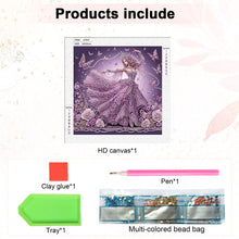 Load image into Gallery viewer, Diamond Painting - Partial Special Shaped - Beautiful Skirt Woman (30*30CM)