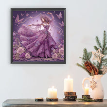 Load image into Gallery viewer, Diamond Painting - Partial Special Shaped - Beautiful Skirt Woman (30*30CM)