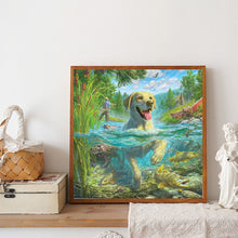 Load image into Gallery viewer, Diamond Painting - Full Round - Puppy (40*40CM)