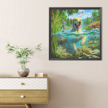 Load image into Gallery viewer, Diamond Painting - Full Round - Puppy (40*40CM)
