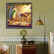 Load image into Gallery viewer, Diamond Painting - Full Round - Cocoon Butterfly (40*40CM)