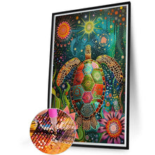 Load image into Gallery viewer, Diamond Painting - Full Round - Flower Turtle (40*60CM)