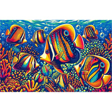 Load image into Gallery viewer, Diamond Painting - Full Round - Tropical Fish Angel Fish (40*60CM)