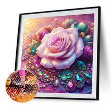 Load image into Gallery viewer, Diamond Painting - Full Round - Pink Rose (40*40CM)