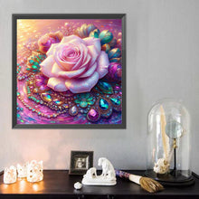 Load image into Gallery viewer, Diamond Painting - Full Round - Pink Rose (40*40CM)