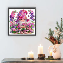 Load image into Gallery viewer, Diamond Painting - Partial Special Shaped - Flowers And Gnomes (30*30CM)