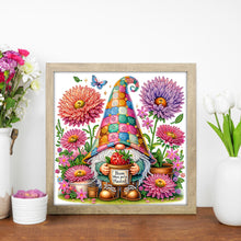 Load image into Gallery viewer, Diamond Painting - Partial Special Shaped - Flowers And Gnomes (30*30CM)