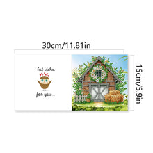 Load image into Gallery viewer, 6Pcs Easter House Diamond Painting Card Rhinestone Art Card for Party Favors