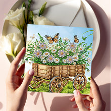 Load image into Gallery viewer, 6Pcs Easter House Diamond Painting Card Rhinestone Art Card for Party Favors