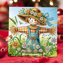 Load image into Gallery viewer, 6Pcs Easter House Diamond Painting Card Rhinestone Art Card for Party Favors