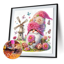 Load image into Gallery viewer, Diamond Painting - Partial Special Shaped - Windmill And Gnome (30*30CM)