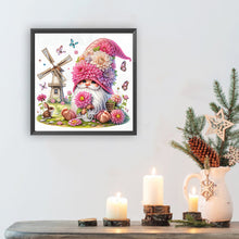 Load image into Gallery viewer, Diamond Painting - Partial Special Shaped - Windmill And Gnome (30*30CM)