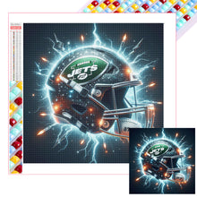 Load image into Gallery viewer, Diamond Painting - Full Square - New York Jets (30*30CM)
