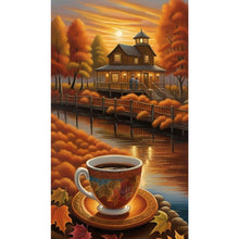 Load image into Gallery viewer, Diamond Painting - Full Square - Autumn Coffee Leisure Time (40*70CM)