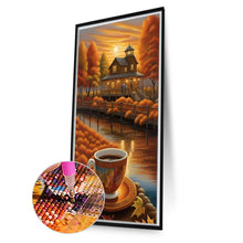 Load image into Gallery viewer, Diamond Painting - Full Square - Autumn Coffee Leisure Time (40*70CM)