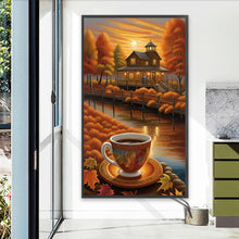 Load image into Gallery viewer, Diamond Painting - Full Square - Autumn Coffee Leisure Time (40*70CM)