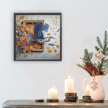 Load image into Gallery viewer, Diamond Painting - Partial Special Shaped - Crane Escaping From The Frame (30*30CM)