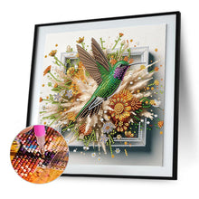 Load image into Gallery viewer, Diamond Painting - Partial Special Shaped - Hummingbird Escaping From The Frame (30*30CM)