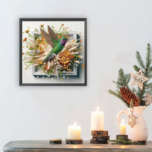 Load image into Gallery viewer, Diamond Painting - Partial Special Shaped - Hummingbird Escaping From The Frame (30*30CM)