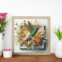 Load image into Gallery viewer, Diamond Painting - Partial Special Shaped - Hummingbird Escaping From The Frame (30*30CM)