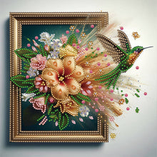 Load image into Gallery viewer, Diamond Painting - Partial Special Shaped - Hummingbird Escaping From The Frame (30*30CM)