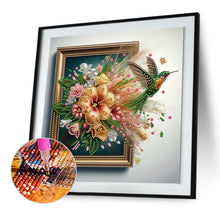 Load image into Gallery viewer, Diamond Painting - Partial Special Shaped - Hummingbird Escaping From The Frame (30*30CM)