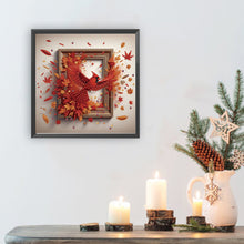 Load image into Gallery viewer, Diamond Painting - Partial Special Shaped - Cardinal Escaping From The Frame (30*30CM)
