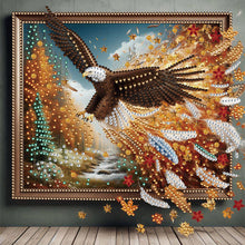Load image into Gallery viewer, Diamond Painting - Partial Special Shaped - Eagle Escaping From The Frame (30*30CM)
