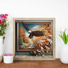 Load image into Gallery viewer, Diamond Painting - Partial Special Shaped - Eagle Escaping From The Frame (30*30CM)