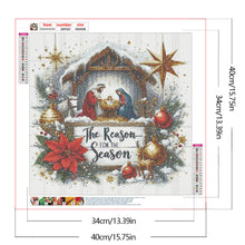 Load image into Gallery viewer, Diamond Painting - Full Round - Christmas Of Jesus (40*40CM)
