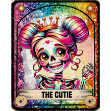 Load image into Gallery viewer, AB Diamond Painting - Full Round - Cute Skull Girl (40*50CM)