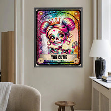 Load image into Gallery viewer, AB Diamond Painting - Full Round - Cute Skull Girl (40*50CM)