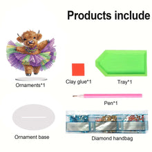 Load image into Gallery viewer, Acrylic Special Shape Carnival Alligator 5D DIY Diamond Art Tabletop Decorations