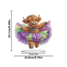 Load image into Gallery viewer, Acrylic Special Shape Carnival Alligator 5D DIY Diamond Art Tabletop Decorations