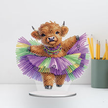 Load image into Gallery viewer, Acrylic Special Shape Carnival Alligator 5D DIY Diamond Art Tabletop Decorations