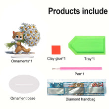 Load image into Gallery viewer, Acrylic Special Shape Carnival Alligator 5D DIY Diamond Art Tabletop Decorations