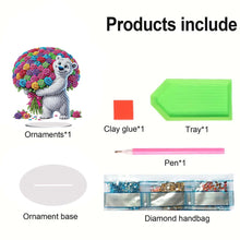 Load image into Gallery viewer, Acrylic Special Shape Carnival Alligator 5D DIY Diamond Art Tabletop Decorations