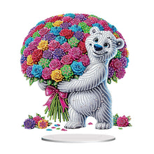 Load image into Gallery viewer, Acrylic Special Shape Carnival Alligator 5D DIY Diamond Art Tabletop Decorations