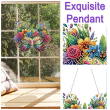 Load image into Gallery viewer, Acrylic Special Shape Easter Egg Fox DIY Diamond Art Pendant Kit for Wall Window
