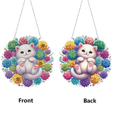 Load image into Gallery viewer, Acrylic Special Shape Easter Egg Fox DIY Diamond Art Pendant Kit for Wall Window