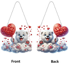 Load image into Gallery viewer, Acrylic Special Shape Easter Egg Fox DIY Diamond Art Pendant Kit for Wall Window