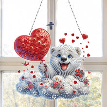 Load image into Gallery viewer, Acrylic Special Shape Easter Egg Fox DIY Diamond Art Pendant Kit for Wall Window