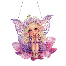 Load image into Gallery viewer, Acrylic Special Shape Easter Egg Fox DIY Diamond Art Pendant Kit for Wall Window