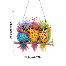 Load image into Gallery viewer, Acrylic Special Shape Easter Egg Fox DIY Diamond Art Pendant Kit for Wall Window